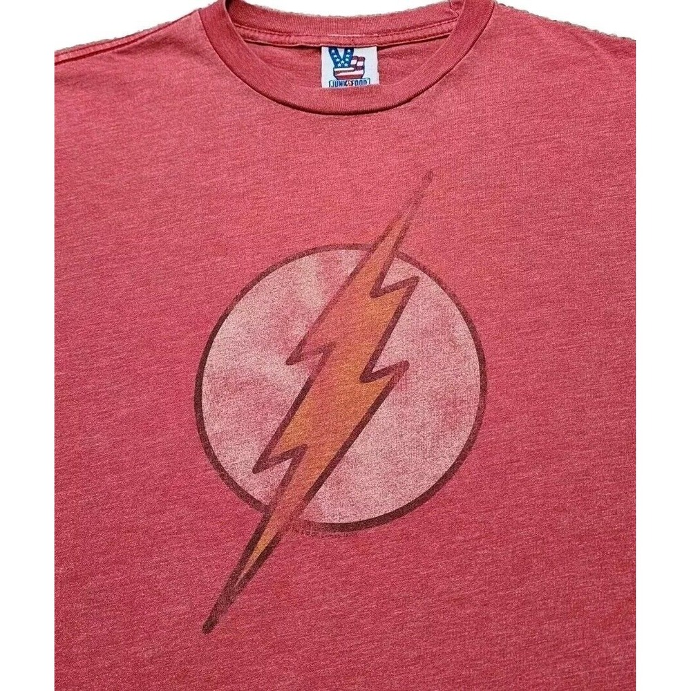 Vintage DC Comics‎ The Flash Graphic T Shirt Mens L Made In USA Junk Food